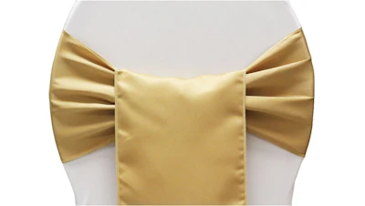 Antique Gold Lamour Sash