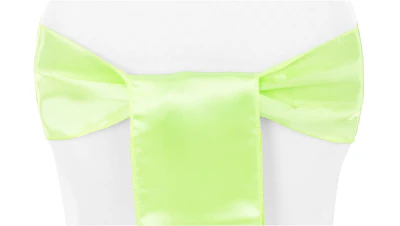 Apple Green Satin Sash