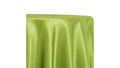Apple Green Shantung 120″ Round