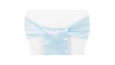 Baby Blue Satin Sash