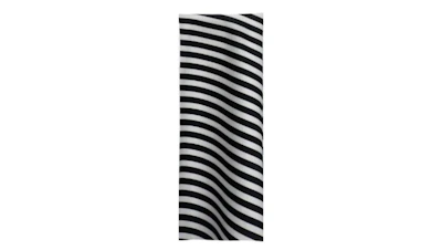 Black & White Striped Polyester Napkin 20″ x 20″