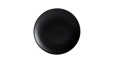 Black Matte China Bread & Butter Plate 6.5″