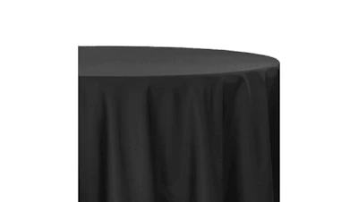 Black Polyester 60″ x 126″ Short Rectangle