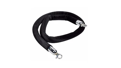 Black Stanchion Rope 6.5 ft.