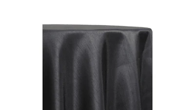 Black Shantung 90″ Round