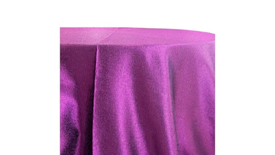 Blackberry Jam Purple Textured Satin 132″ Round