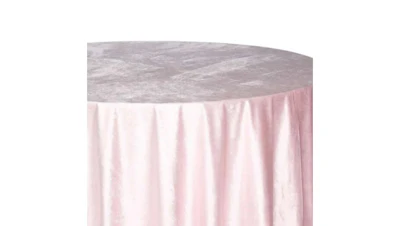 Blush (Economy) Velvet 108″ Round