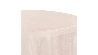 Blush Crushed Taffeta 132″ Round