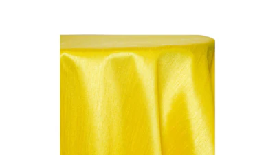 Canary Yellow Shantung 108″ Round