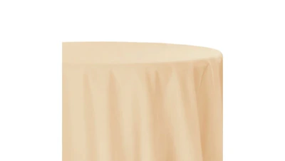 Champagne Polyester 90″ x 156″ Rectangle