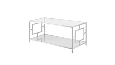 Chloe Chrome Coffee Table