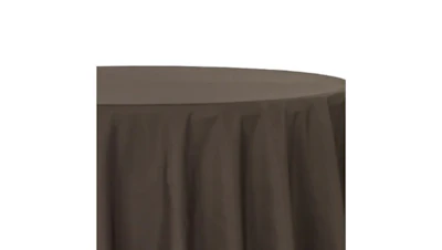 Chocolate Polyester 132″ Round