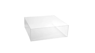 Clear Acrylic Cake Stand 18 in. Square