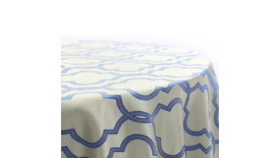 Copenhagen Blue Gatsby Jacquard 120″ Round