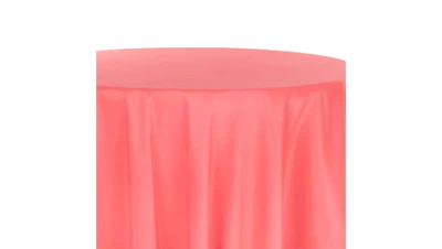 Coral Polyester 90″ x 132″ Rectangle