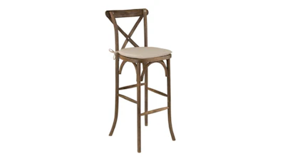 Cross Back Barstool