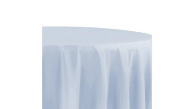 Dusty Blue Polyester 132″ Round