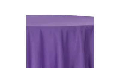 Eggplant Polyester 120″ Round