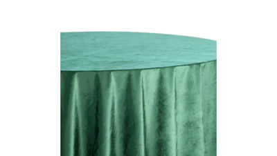 Emerald Green (Economy) Velvet 90″ x 132″ Rectangle