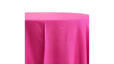 Fuchsia Pink Vintage Linen 108″ x 156″ Rectangle