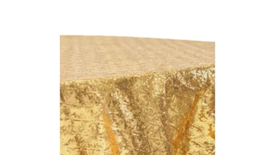 Gold Jewel Sequin 90″ x 132″ Rectangle