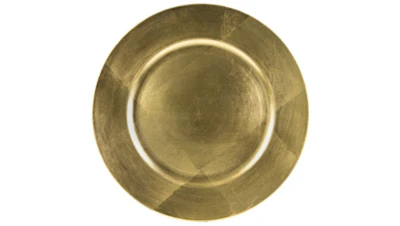 Gold Lacquer Charger 13 in.