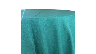 Green Verona Textured Linen 132″ Round