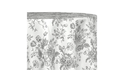 Grey Toile 132″ Round