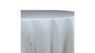 Ivory Verona Textured Linen 132″ Round
