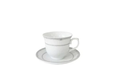 Lydia Silver Cup and Saucer