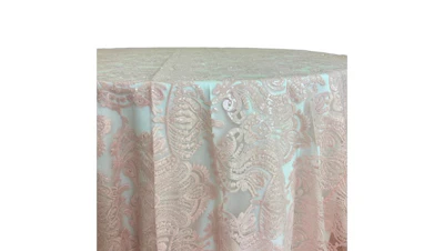 Lydia Blush Overlay – 132″ Round
