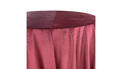 Merlot (Lux) Velvet 132″ Round
