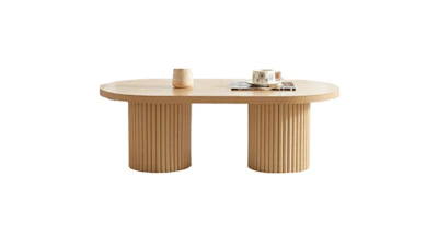 Natural Wood Coffee Table