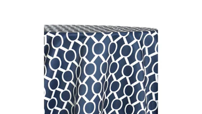 Navy Blue Halo 120″ Round