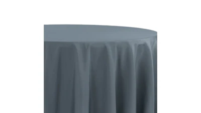 Pewter Polyester 90″ x 132″ Rectangle