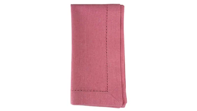 Pink Hemstitch Linen Napkin 18″ x 18″