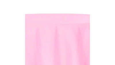 Pink Polyester 90″ Round