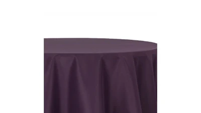 Plum Polyester 90″ x 156″ Rectangle