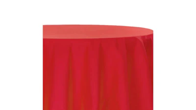 Red Polyester 120″ Round