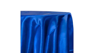 Royal Blue Bridal Satin 108″ x 156″ King’s Drape