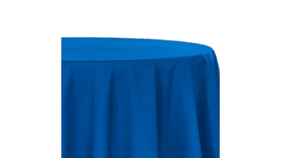 Royal Blue Polyester 132″ Round
