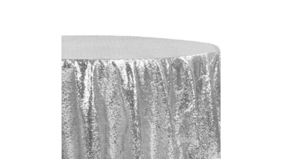Silver Sequin 90″ x 132″ Rectangle