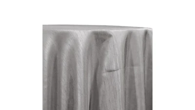 Silver Shantung 120″ Round