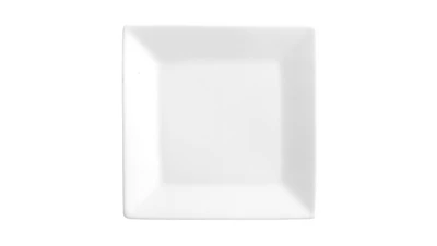 Square White China Salad/Dessert Plate 8in