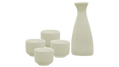 White Ceramic Sake Cup