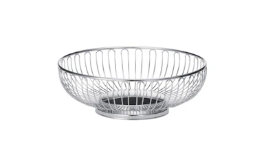 Wire Bread Basket - Silver