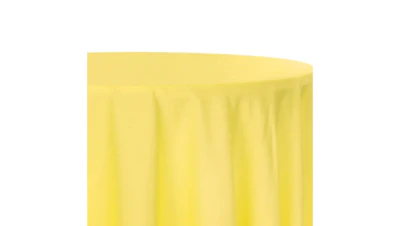 Yellow Polyester 132″ Round