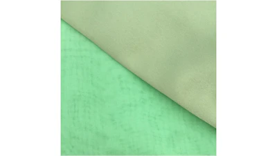 Clover Green Organza with Satin Border 72″ X 72″ Square Overlay