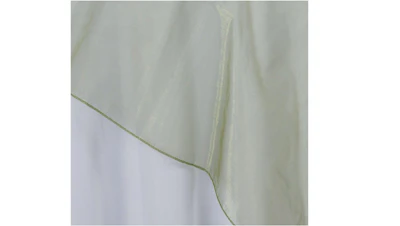 Olive Green Organza 90″ x 90″ Square Overlay