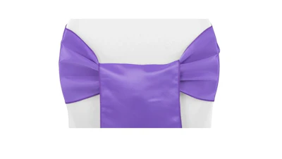 Purple Satin Sash